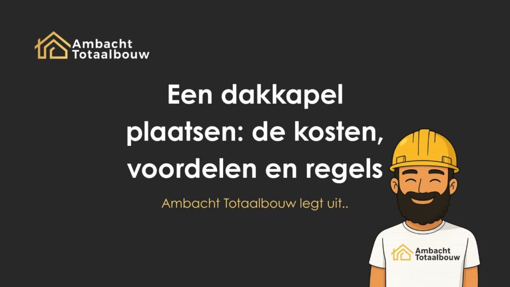 Een dakkapel plaatsen - de kosten, voordelen en regels