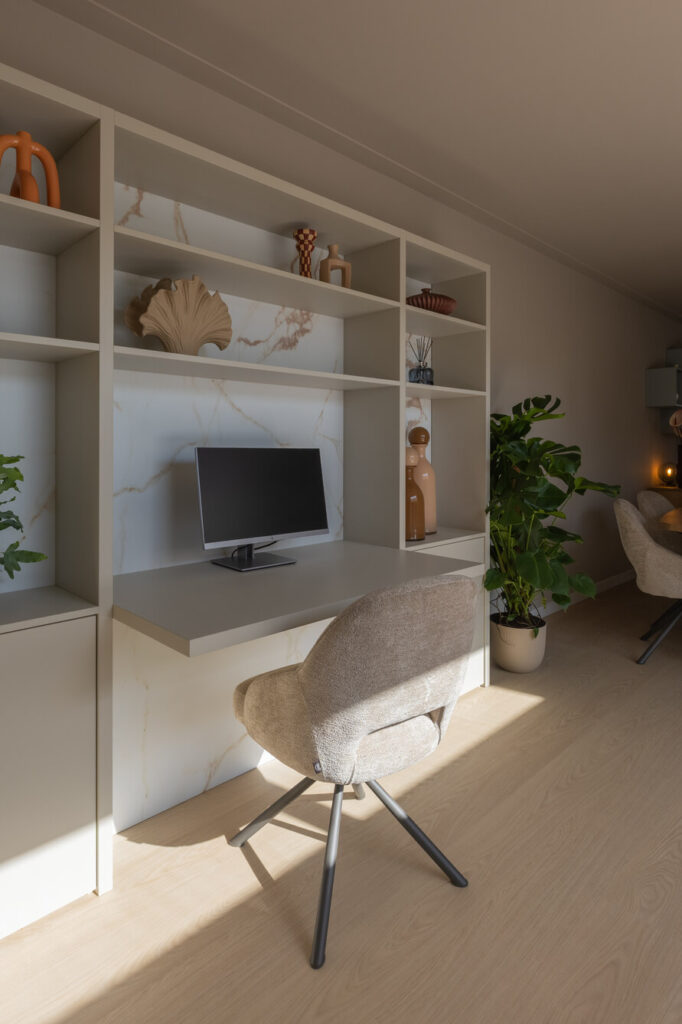 kleine computer werkplek